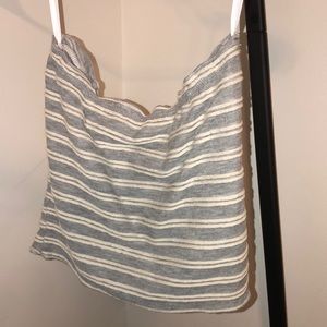 striped tube top